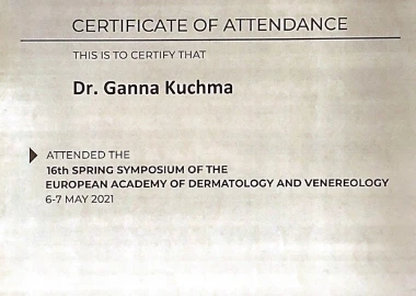 Certificate - TOP Clinic DENIS