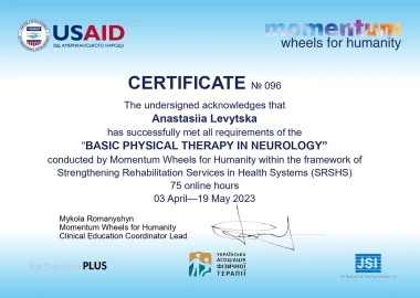 Certificate - TOP Clinic DENIS