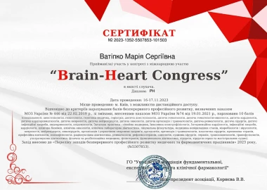 Certificate - TOP Clinic DENIS