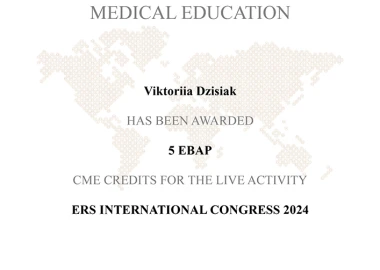 Certificate - TOP Clinic DENIS