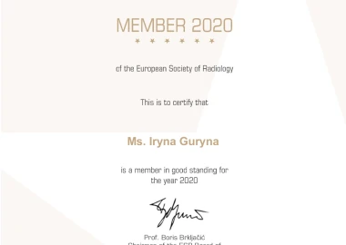 Certificate - TOP Clinic DENIS