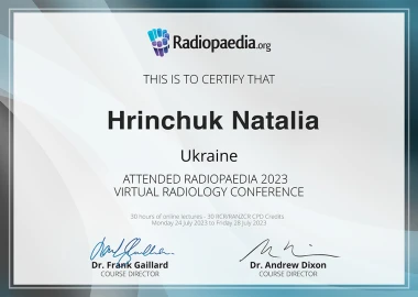 Certificate - TOP Clinic DENIS