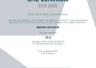 Certificate - TOP Clinic DENIS