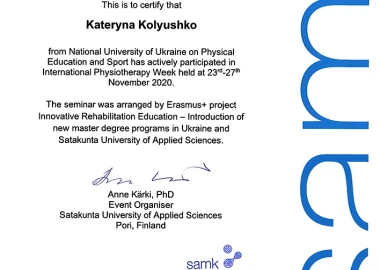 Certificate - TOP Clinic DENIS