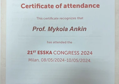 Certificate - TOP Clinic DENIS