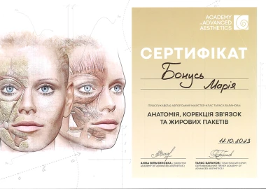 Certificate - TOP Clinic DENIS