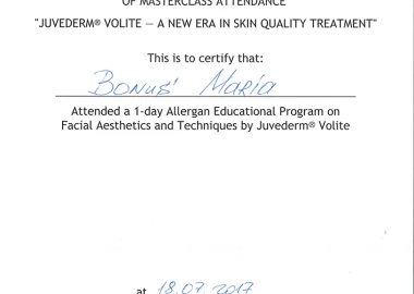 Certificate - TOP Clinic DENIS