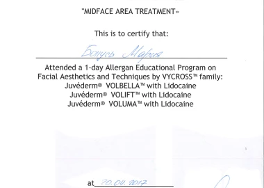 Certificate - TOP Clinic DENIS