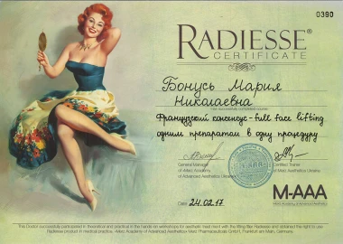 Certificate - TOP Clinic DENIS