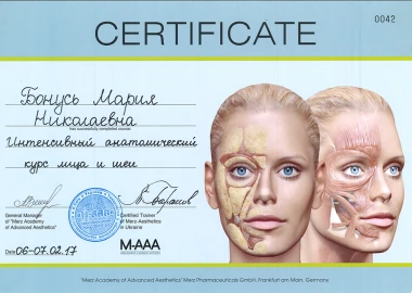 Certificate - TOP Clinic DENIS