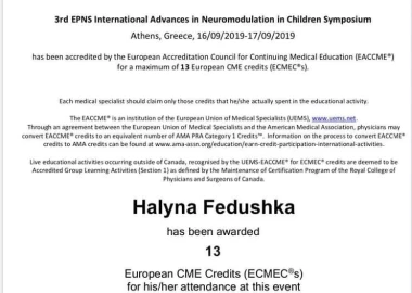 Certificate - TOP Clinic DENIS