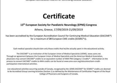 Certificate - TOP Clinic DENIS