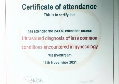 Certificate - TOP Clinic DENIS