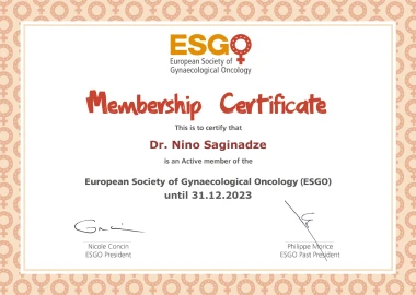 Certificate - TOP Clinic DENIS