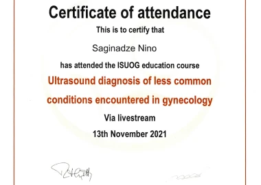 Certificate - TOP Clinic DENIS