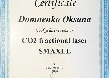 Certificate - TOP Clinic DENIS