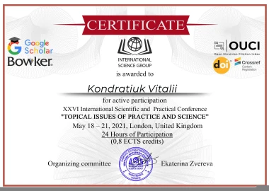 Certificate - TOP Clinic DENIS