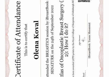 Certificate - TOP Clinic DENIS