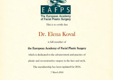 Certificate - TOP Clinic DENIS