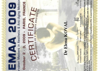 Certificate - TOP Clinic DENIS