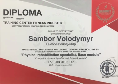 Certificate - TOP Clinic DENIS