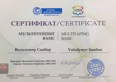 Certificate - TOP Clinic DENIS