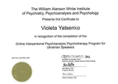 Certificate - TOP Clinic DENIS