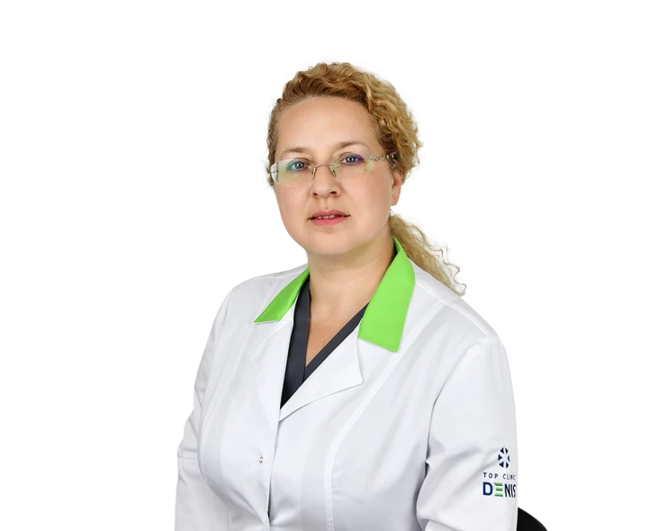 Лисак Юлія Володимирівна — лікар пульмонолог, терапевт в Клініці ДЕНИС - TOP Clinic DENIS