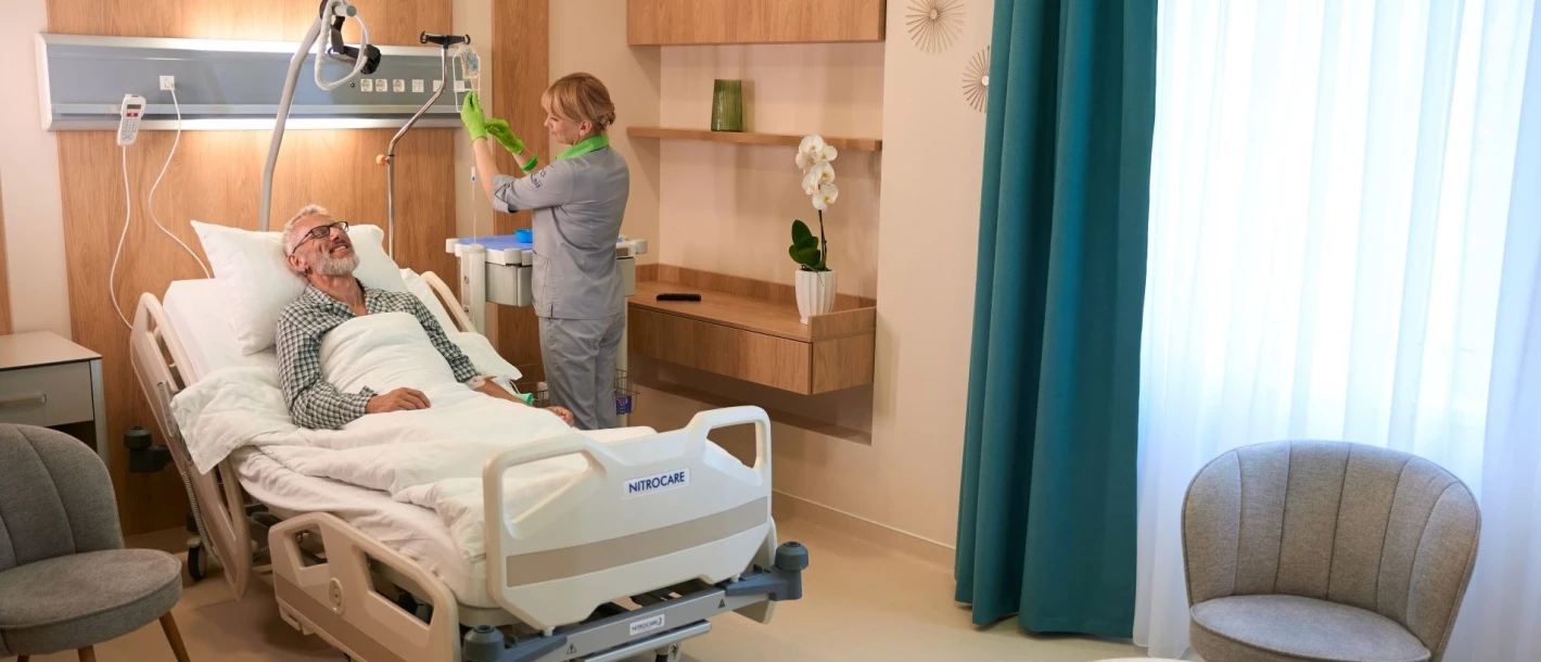 Як влаштована клініка: DELUXE номери стаціонару - TOP Clinic DENIS