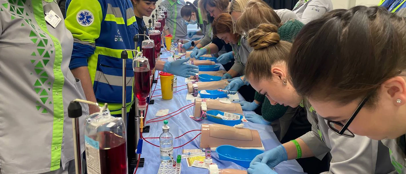 В Клініці пройшли практичні заняття для медсестер - TOP Clinic DENIS